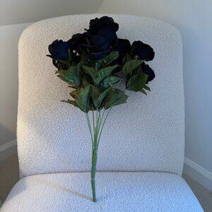 Halloween Bouquet of 11 Black Roses with Eyeballs